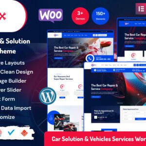 Garix – Car Repair & Auto Mechanic Service WordPress Theme
