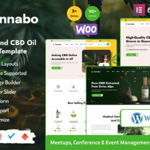 Cannabo - Medical Cannabis & Marijuana WordPress Theme