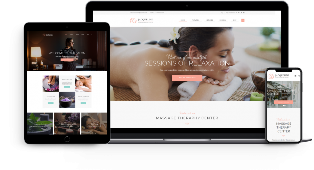 Jacqueline | Spa & Massage Salon Beauty Theme Jacqueline | Spa & Massage Salon Beauty Theme