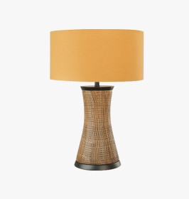 Table Lamp In Steam Beach Wood