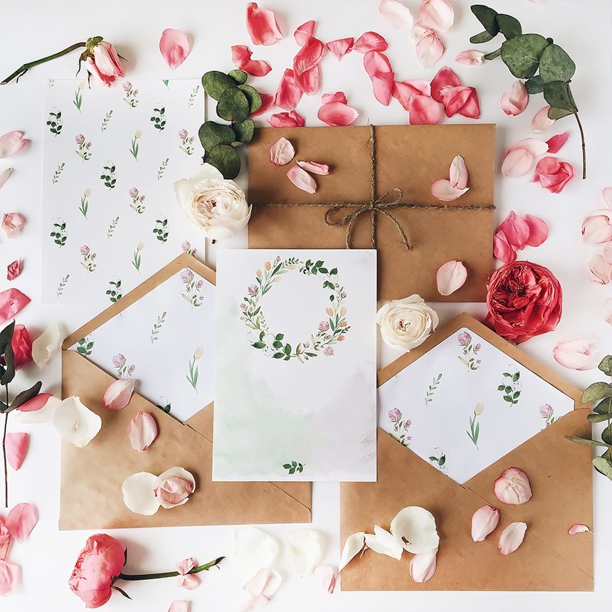 Romantic Letters Decoration 5 Steps Tutorial