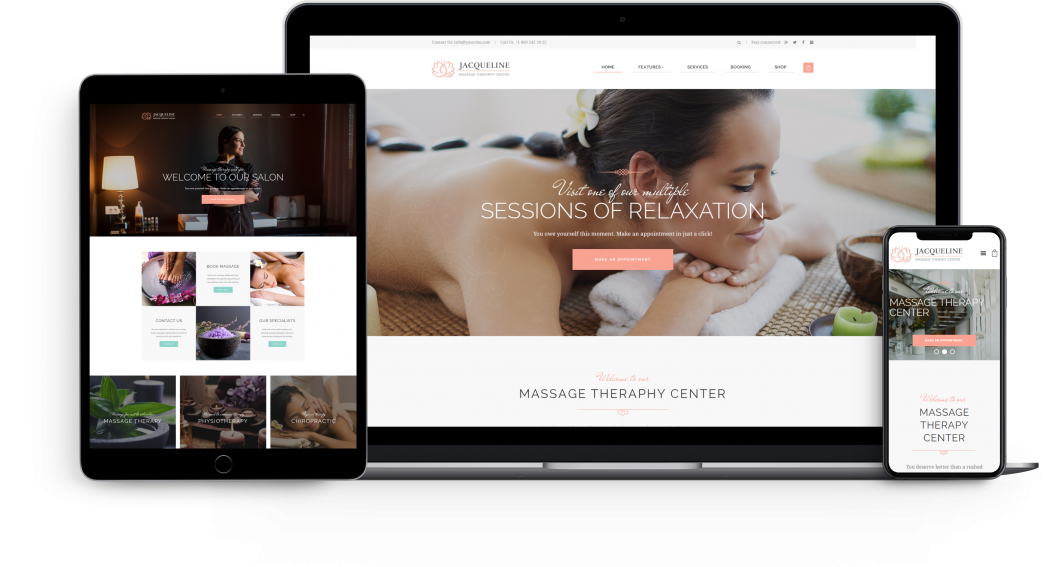 Jacqueline | Spa & Massage Salon Beauty Theme Jacqueline | Spa & Massage Salon Beauty Theme