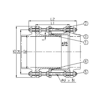 Ductile Iron Pipe Fittings Disassembly Joints