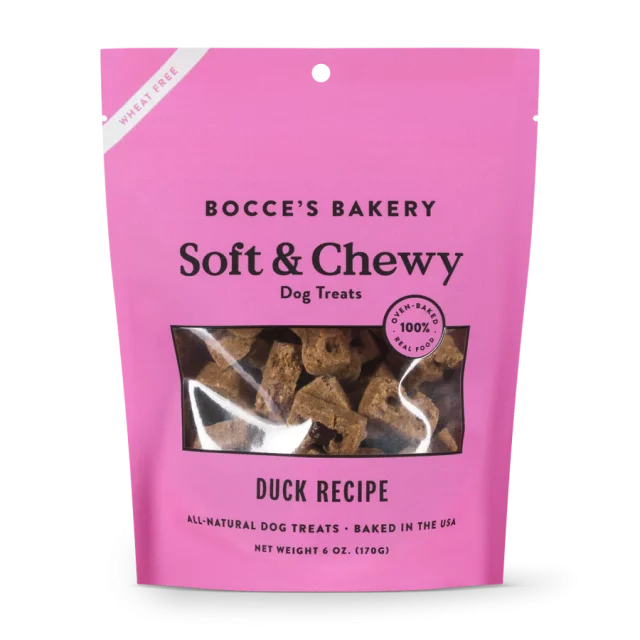 Bocce's Bakery Soft & Chewy Duck Recipe Dog Treats