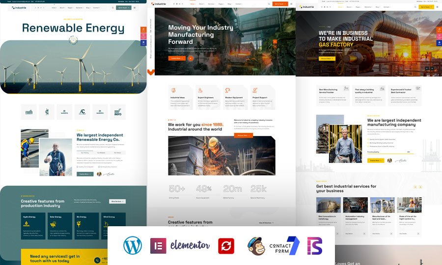 Factory & Industry WordPress Theme