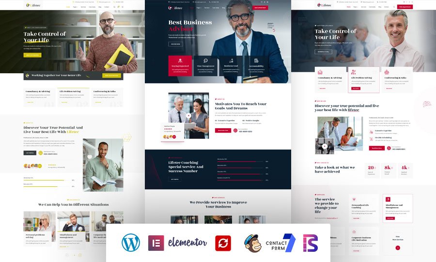 Lifetec – Life Coach & Advisor WordPress Theme