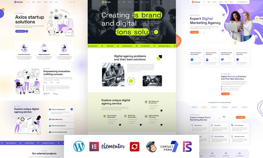 digital agency wordpress theme