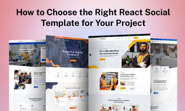 React Social Template
