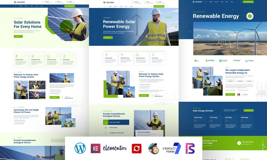 Solaren – Ecology & Solar Energy WordPress Theme