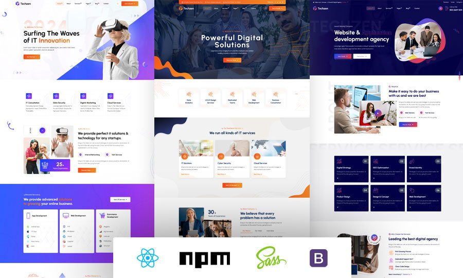 Techzen - IT Solutions & Technology React Template