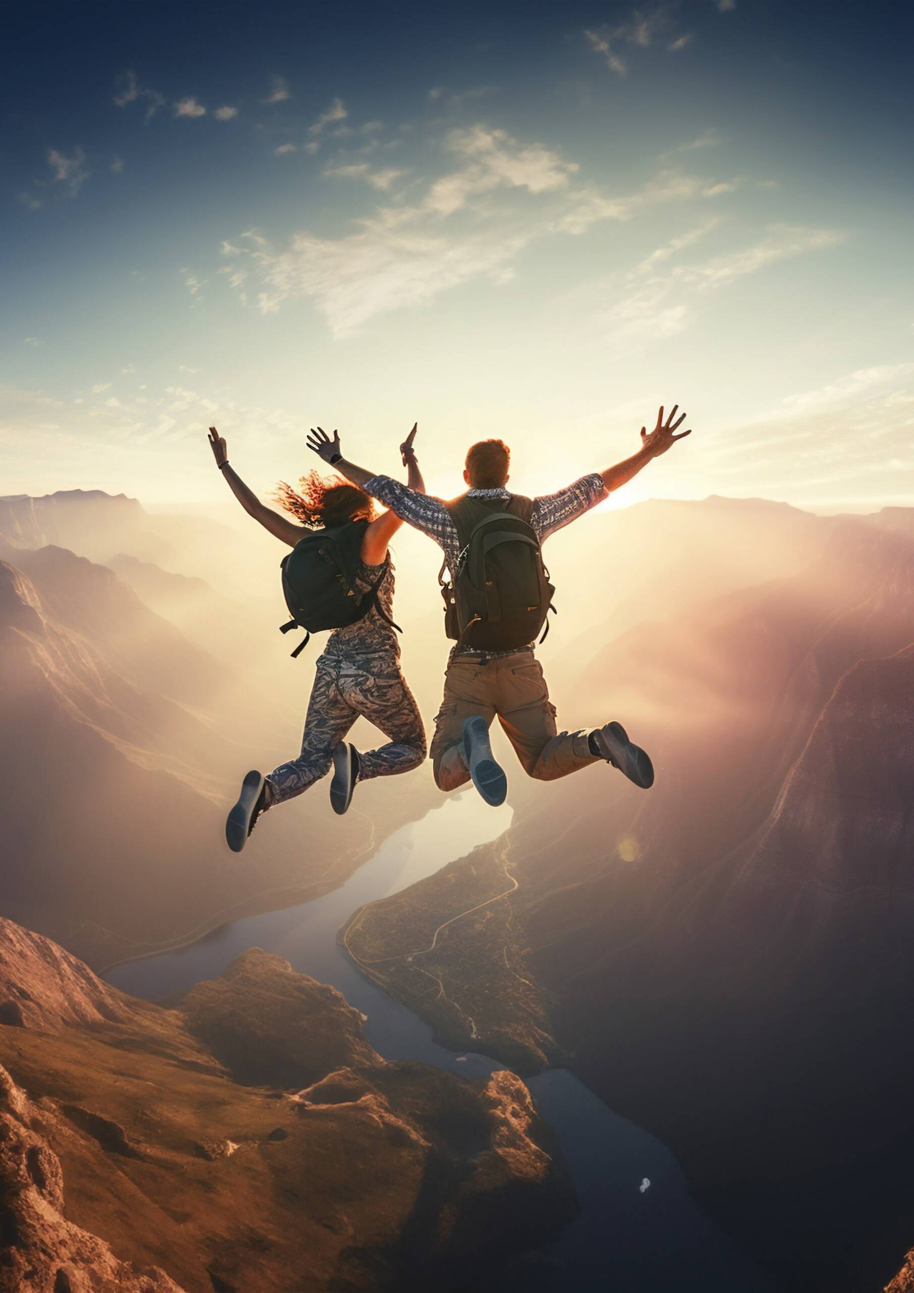 Parachute jumps